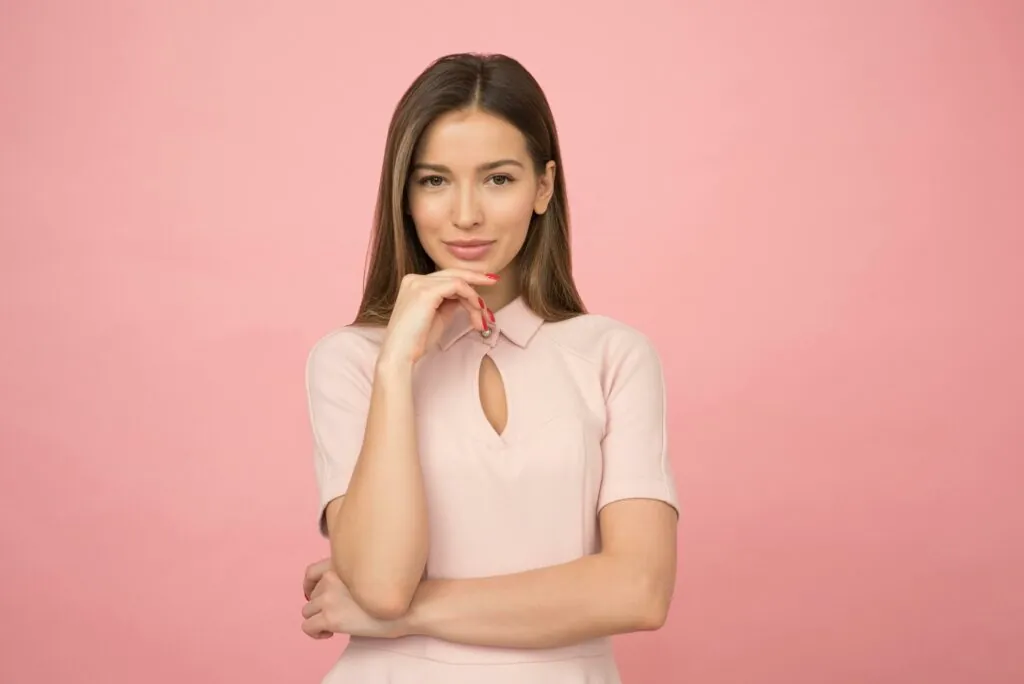 a woman posing for a picture